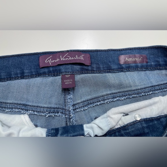 Gloria Vanderbilt Women Amanda Jeans Size 16P Petite Stretch Denim - Picture 10 of 10